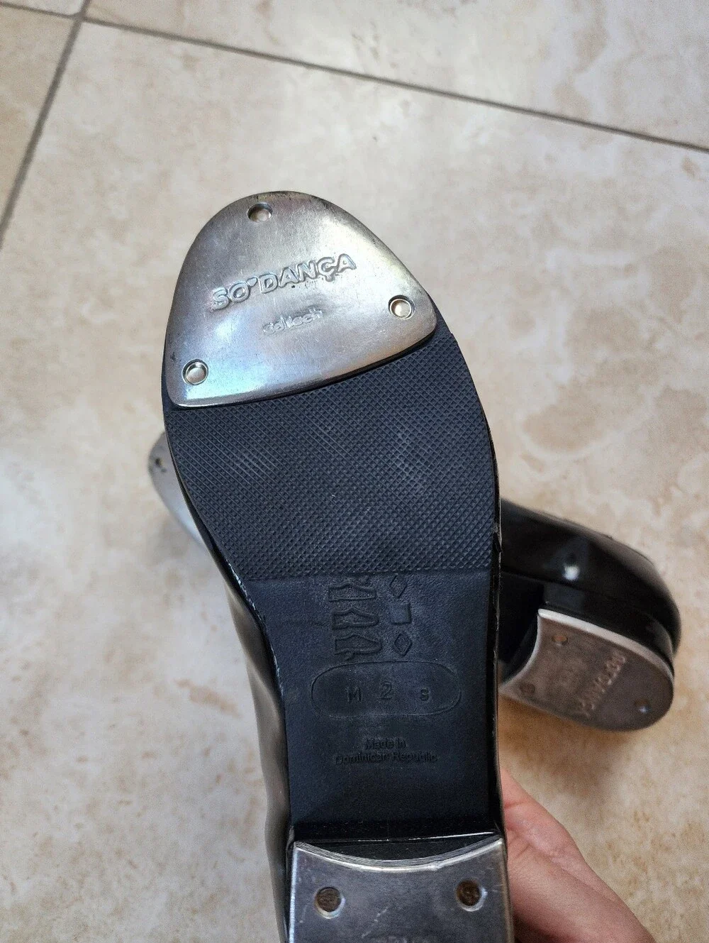 So Danca Kids Black Tap Dance Shoes 2